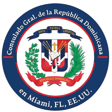 Consulado dominicano miami Fl logo
